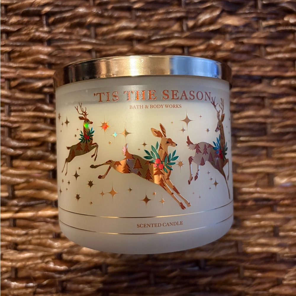 Bath & Body Works ‘Tis The Season Limited Edition Lid 3 Wick